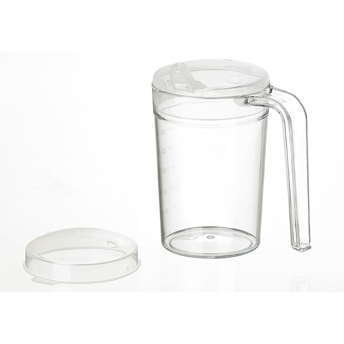 Homecraft Shatterproof Mug with Spout and Recessed Lids - 400ml