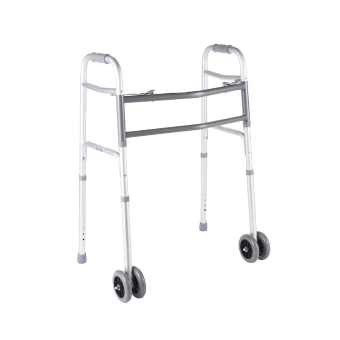 Days Heavy Duty Side Folding Walking Frame - Bariatric 317Kg with Double 5" Wheels