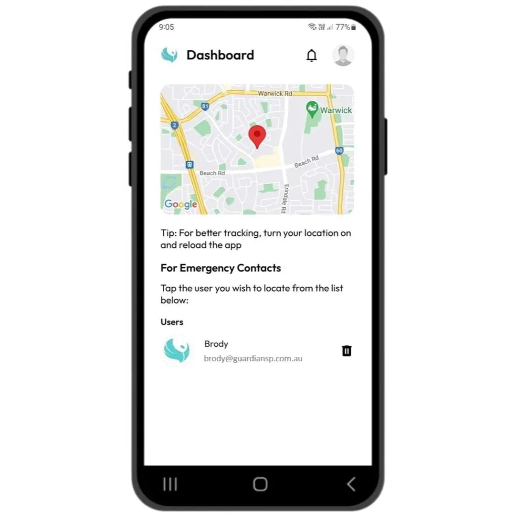 Trace Bluetooth Personal Alarm