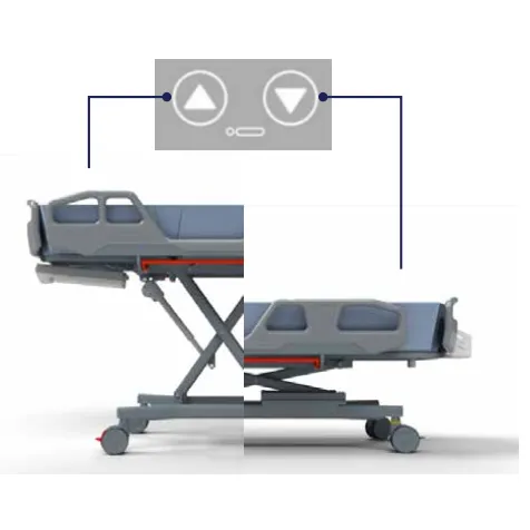 Aspire Electric Shower Trolley - BTS148112 - 4MOBILITY WA