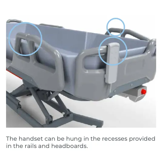Aspire Electric Shower Trolley - BTS148112 - 4MOBILITY WA