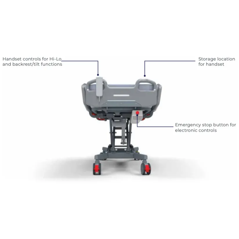 Aspire Electric Shower Trolley - BTS148112 - 4MOBILITY WA