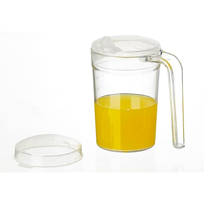 Homecraft Shatterproof Mug with Spout and Recessed Lids - 400ml