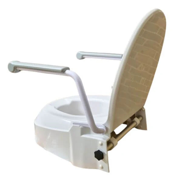 Homecraft Raised Toilet Seat with Armrests