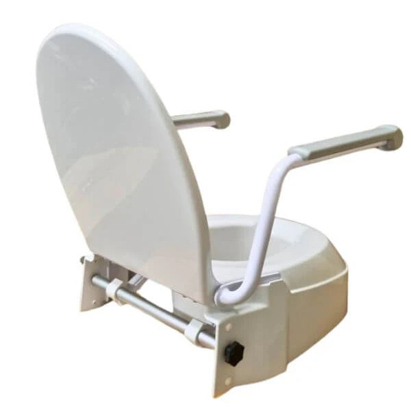 Homecraft Raised Toilet Seat with Armrests
