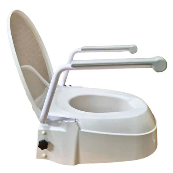 Homecraft Raised Toilet Seat with Armrests