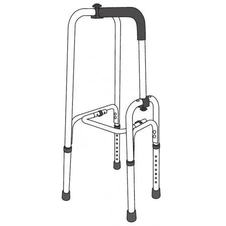 Spacelite Carbon Stroke Cane Silver (Single Arm Walker) - HMR900500 - 4MOBILITY WA