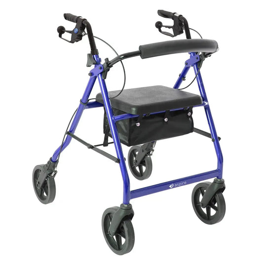 Aspire Deluxe 8" Seat Walker - WAF705750BL - 4MOBILITY WA