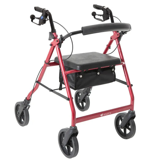 Aspire Deluxe 8" Seat Walker - WAF705750RE - 4MOBILITY WA