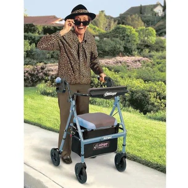 AIRGO Airgo Comfort-Plus Rollator - Iridescent Blue HMR700946 - 4MOBILITY WA - Mandurah