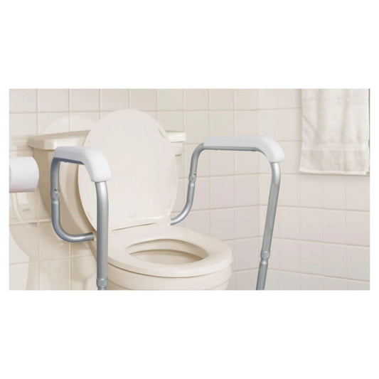 AQUASENSE Adjustable Toilet Safety Rails HMR770665 - 4MOBILITY WA - Mandurah