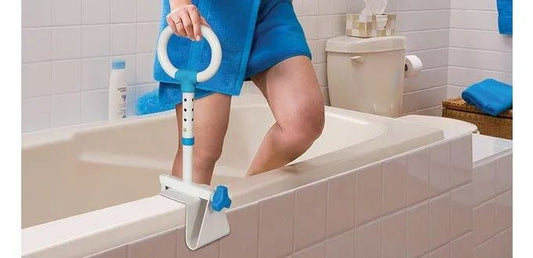 AQUASENSE Bathtub Safety Grab Rail - Heavy Duty HMR785340 - 4MOBILITY WA - Mandurah