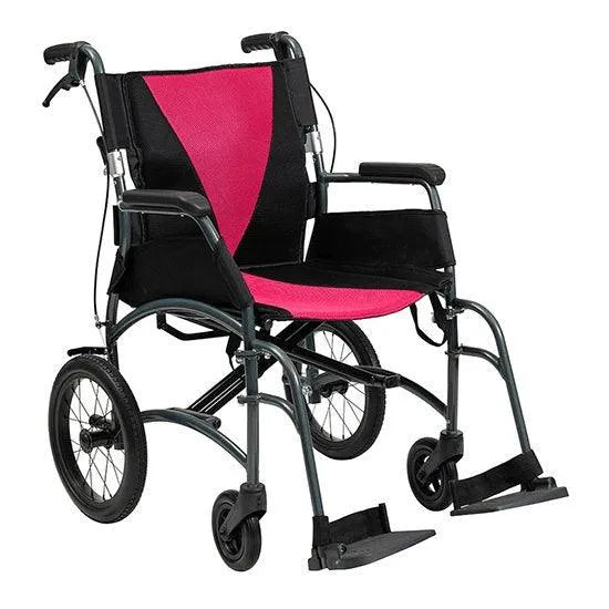 Aspire Vida Folding Wheelchair - Attendant Propelled - MWS449874 - 4MOBILITY WA
