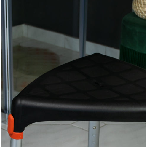 King Triangle shower Stool with Tray - Adjustable Height