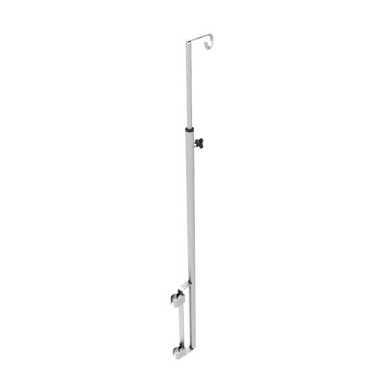 Aspire Shower Commode Adjustable IV Pole