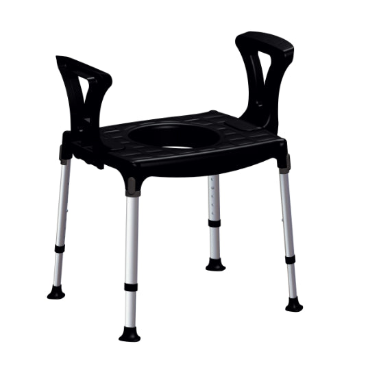 King Shower Commode / Over Toilet with Armrests