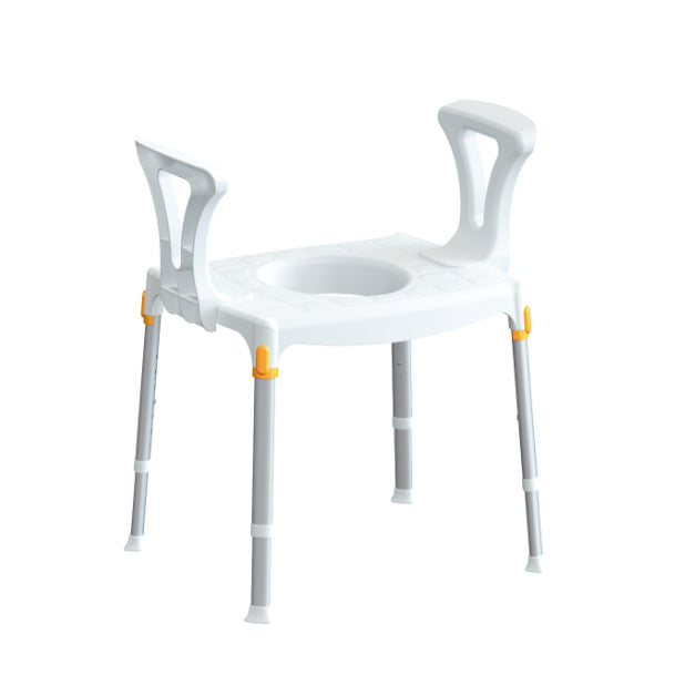King Shower Commode / Over Toilet with Armrests