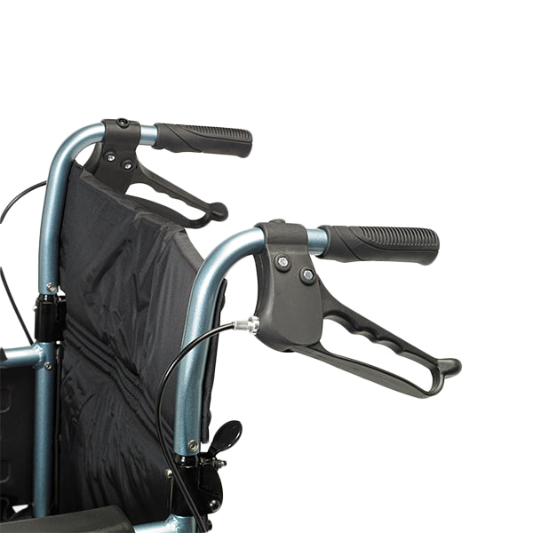 Days Escape Wheelchair Transit Attendant Propelled with Back Breaks
