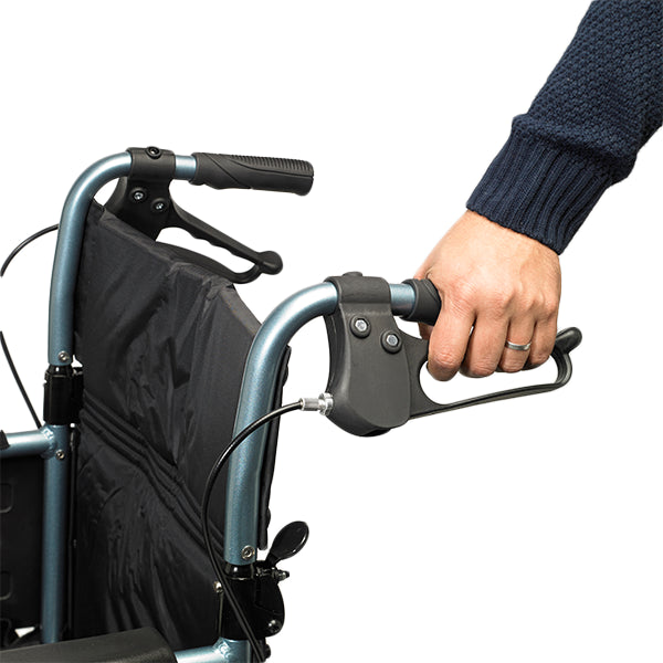 Days Escape Wheelchair Transit Attendant Propelled with Back Breaks