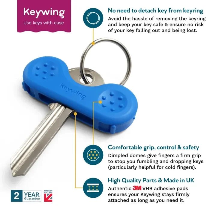 DEXT Dext Keywing Key Turner - 3 Packs DEX-KEY - 4MOBILITY WA - Mandurah