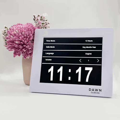 Digital Clock 8" Calendar & Reminder Clock - 4MDCDAWN - 4MOBILITY WA