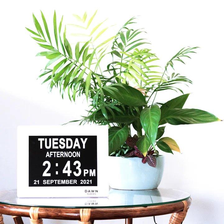 Digital Clock 8" Calendar & Reminder Clock - 4MDCDAWN - 4MOBILITY WA