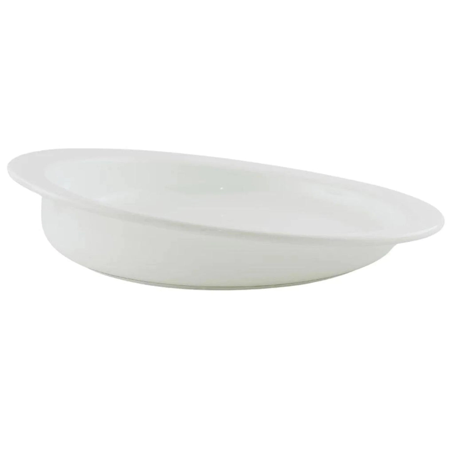 Homecraft Hi-Lo Scoop Plate 228mm Dia - White - PAT-1540 - 4MOBILITY WA
