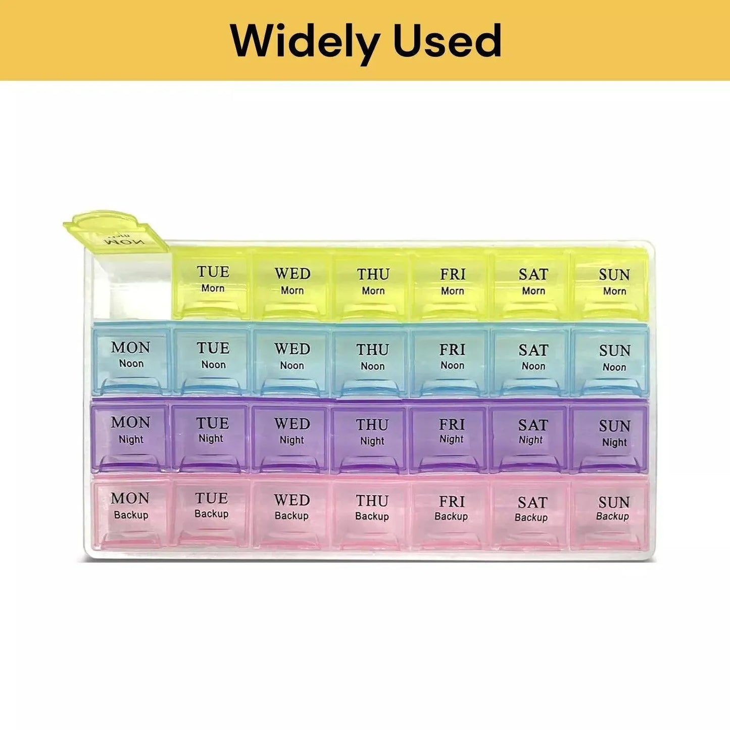 Medication Storage Box Weekly Pill Organiser Case 28 Days - 4M-MBOX-28 - 4MOBILITY WA