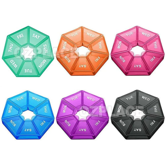 Medication Storage Box Weekly Pill Organiser Case 7 Days - 4M-MBOXRD-7 - 4MOBILITY WA