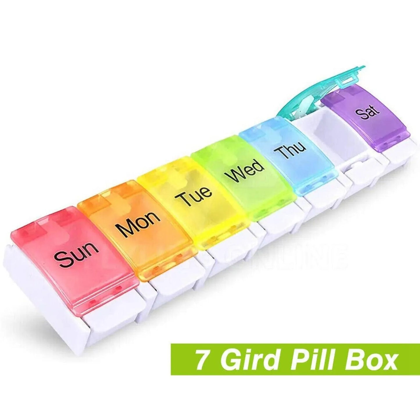 Medication Storage Box Weekly Pill Organiser Case 7 Days - 4M_MBOXST_7 - 4MOBILITY WA
