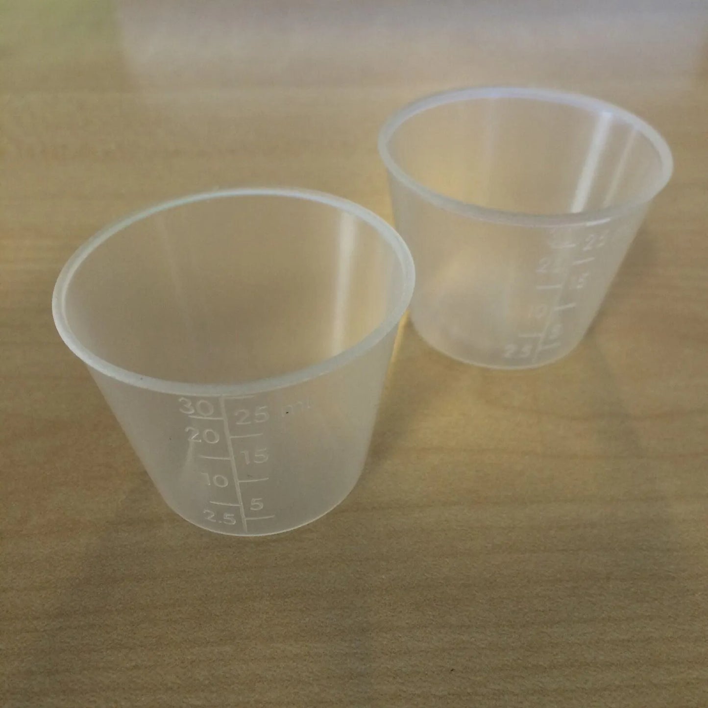 Medicine Measure Cup 30ml - Transparent (100Pack) - 4M_MEDCUP30ML100PK - 4MOBILITY WA