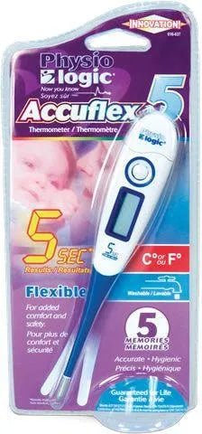 Physio Logic Accuflex 5 Second Flexible Digital Thermometer HMR016637 - 4MOBILITY WA - Mandurah