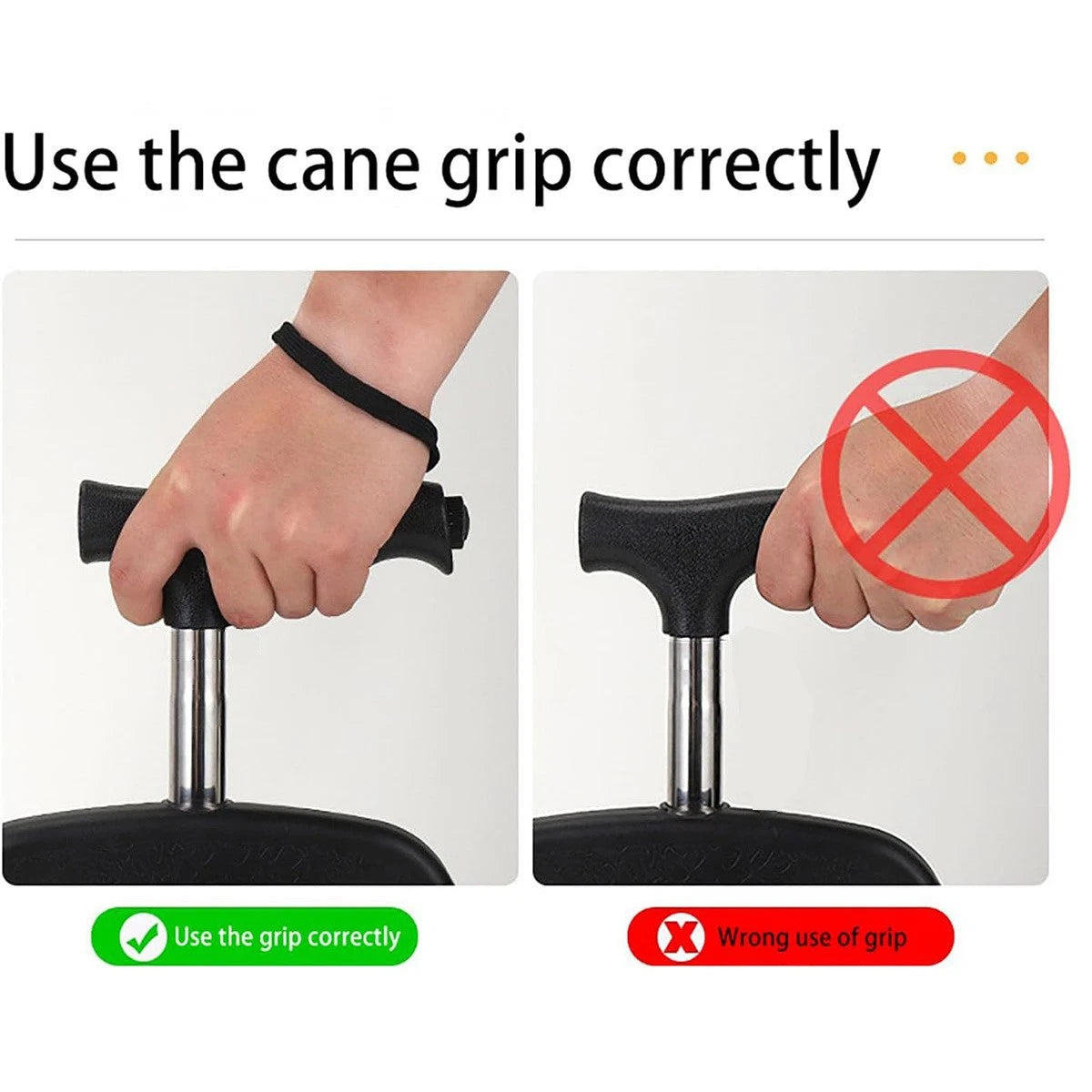Folding Walking Hand Cane with Seat and Three Legs