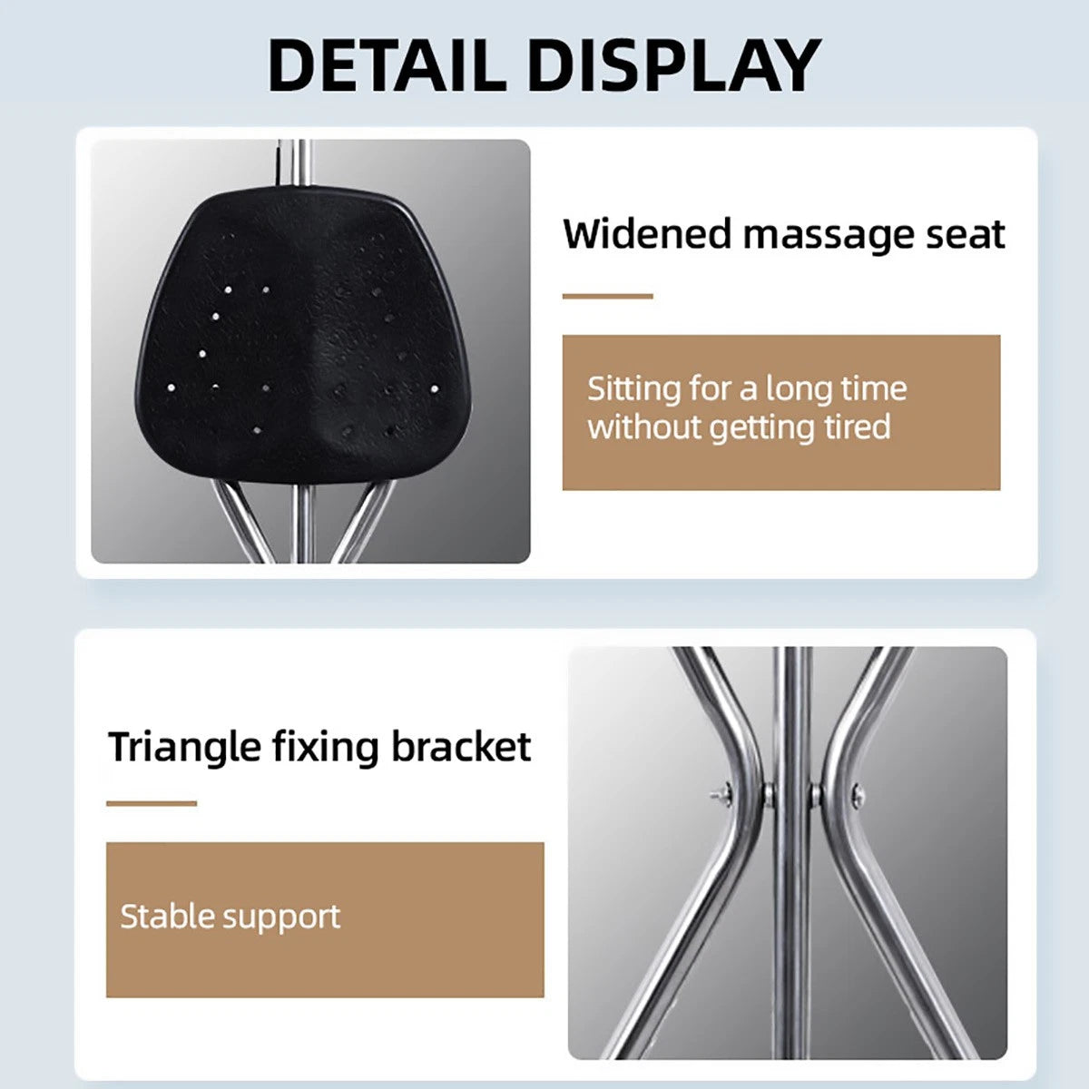 Folding Walking Hand Cane with Seat and Three Legs