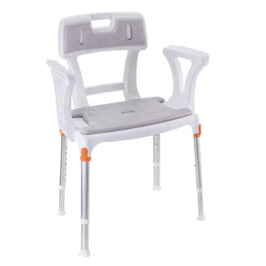 King Shower Seat with Back & Armrests