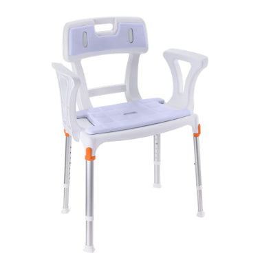 King Shower Seat with Back & Armrests