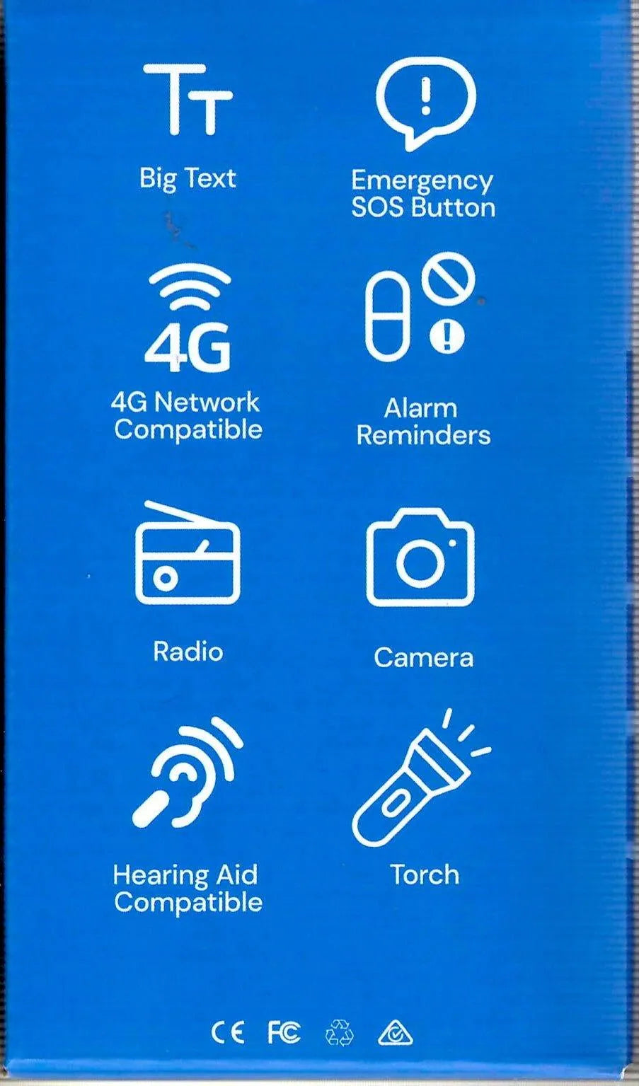Simply BIG Button Seniors 4G Mobile Phone - SB-B1000V2BL - 4MOBILITY WA