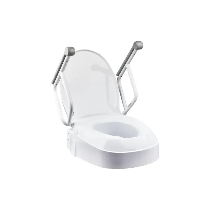 Homecraft Raised Toilet Seat with Armrests