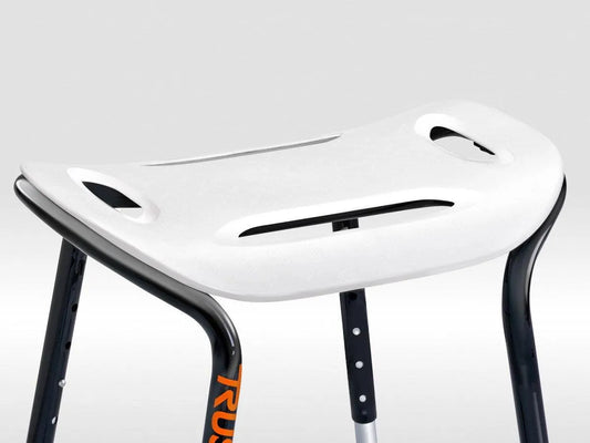 Trustcare Let's Sing - White (Shower Stool Wide) - HMRLSG101 - 4MOBILITY WA