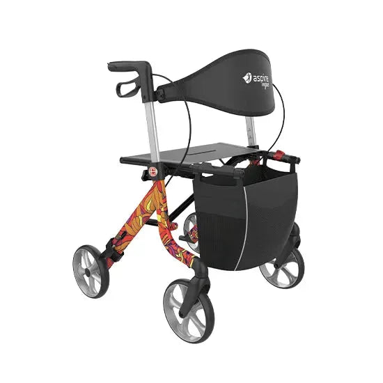 Aspire Vogue Lightweight 2 Seat Walker / Rollator - WAF705310FL - 4MOBILITY WA