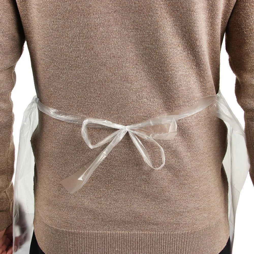 Waterproof Disposable Plastic Apron - APRON-POLY100 - 4MOBILITY WA