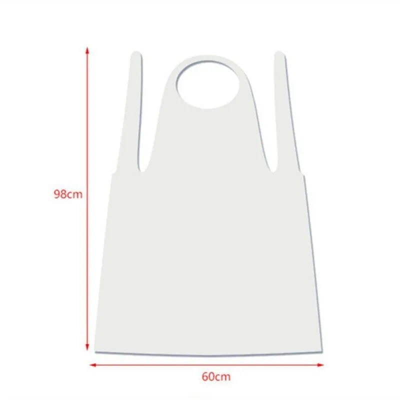 Waterproof Disposable Plastic Apron - APRON-POLY100 - 4MOBILITY WA