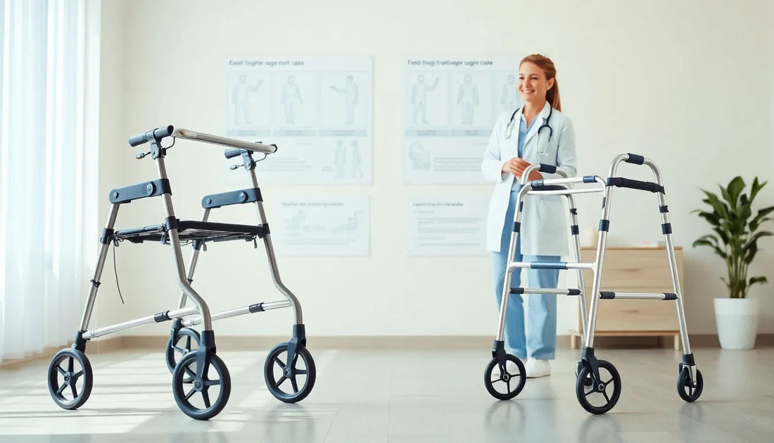 The Best Mobility Aid for You: Rollator Vs Walking Frame - 4MOBILITY WA - Mandurah
