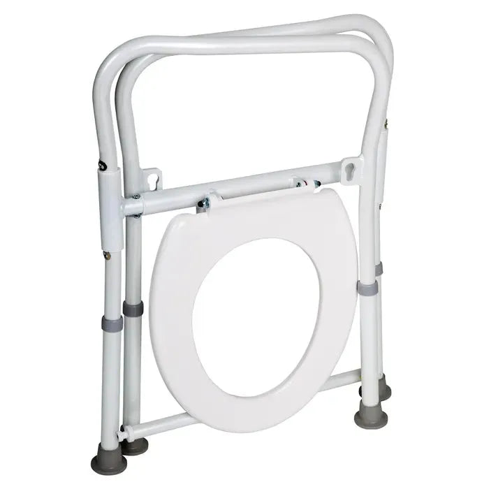 Homecraft Aluminium Folding Over Toilet Aid without Bucket and Lid - NOV-8560-A - 4MOBILITY WA