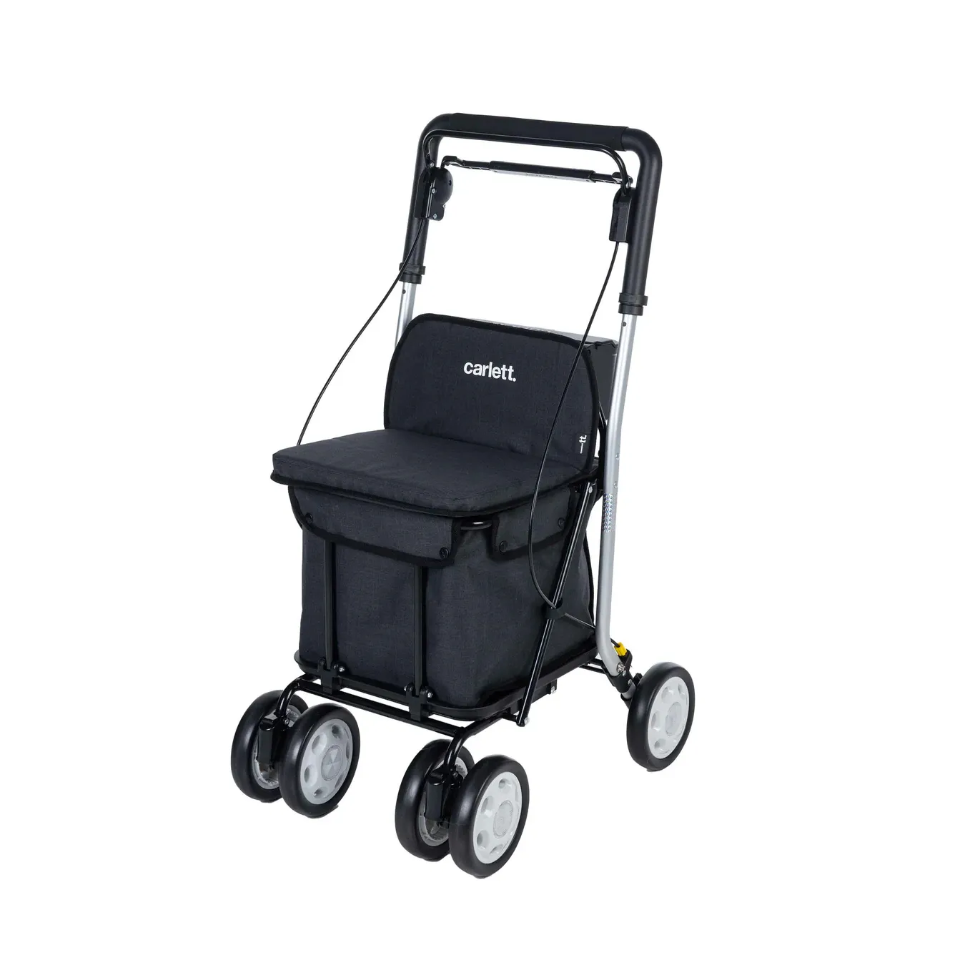 Carlett Comfort Move - Shopping Trolley Walker with Seat - HMRLETT800M-S1 - 4MOBILITY WA