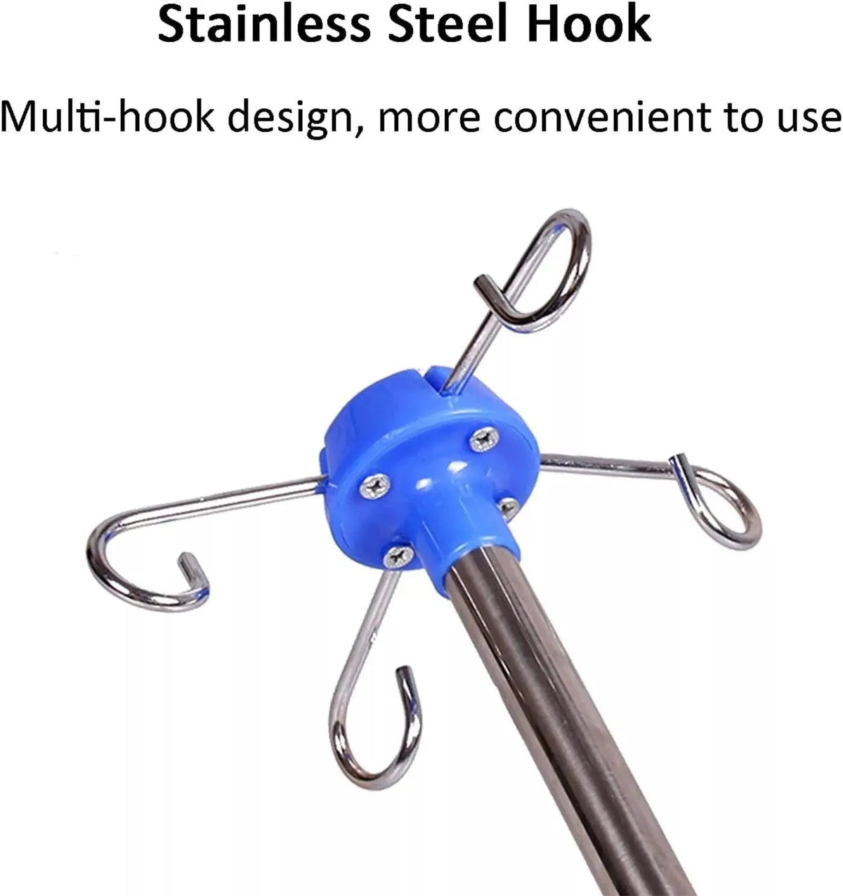 4MOBILITY WA Adjustable IV Pole with Tray - Blue 4M-IVPWT-BL - 4MOBILITY WA - Mandurah