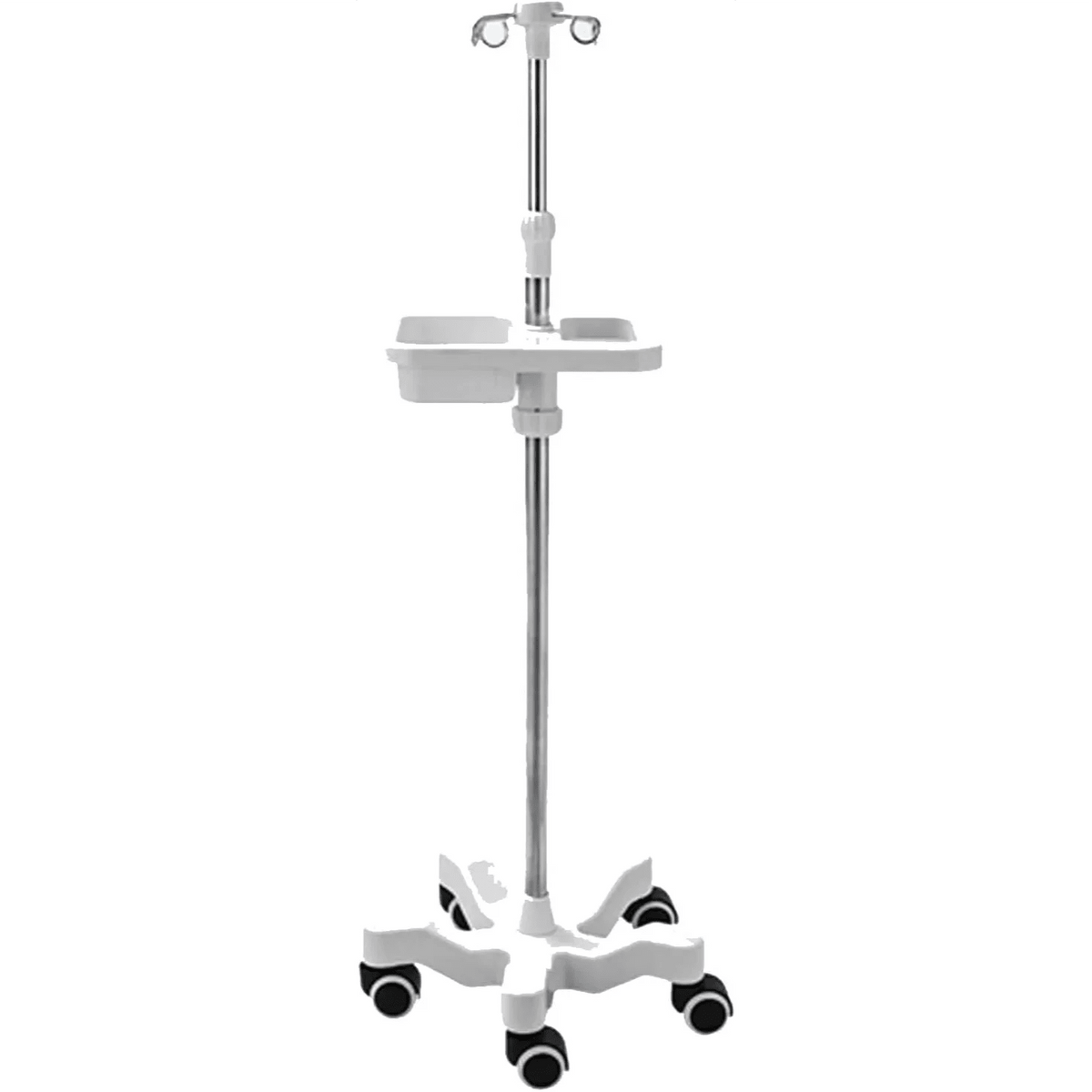 4MOBILITY WA Adjustable IV Pole with Tray - White 4M-IVPWT-WH - 4MOBILITY WA - Mandurah