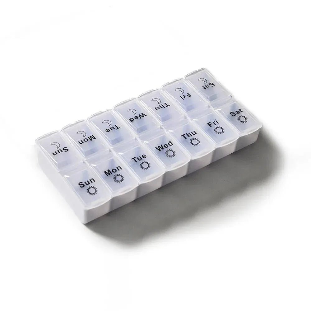4MOBILITY WA Medication Storage Box Weekly Pill Organiser Case 14 Days 4M-MBOX-14 - 4MOBILITY WA - Mandurah