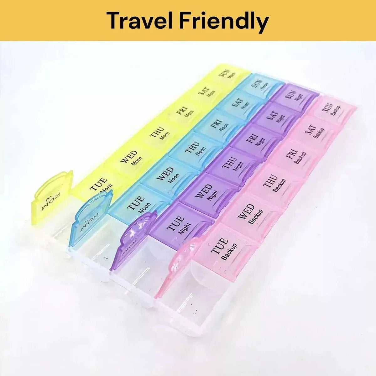 4Mobility WA Medication Storage Box Weekly Pill Organiser Case 28 Days 4M-MBOX-28 - 4MOBILITY WA - Mandurah