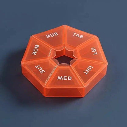 4MOBILITY WA Medication Storage Box Weekly Pill Organiser Case 7 Days 4M-MBOXRD-7 - 4MOBILITY WA - Mandurah